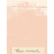 Perfect Pear Journal Card Moments 3x4