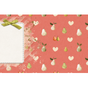 Perfect Pear Journal Card Pears 4x6