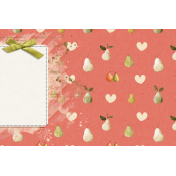 Perfect Pear Journal Card Pears 4x6