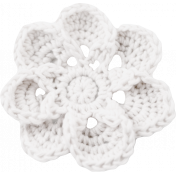 Vintage Blooms Element Flower Crochet