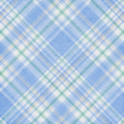 Vintage Blooms Plaid Paper 05