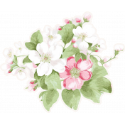 Spring Fresh Flower Sticker