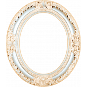 Spring Fresh Oval Photo Frame