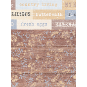 Buttermilk Wood 3x4 Journal Card