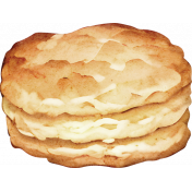 Buttermilk Element Sticker Biscuit