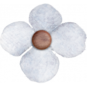 Buttermilk Mini Light Blue Flower