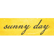 Afternoon Daffodil Element word art sunny day