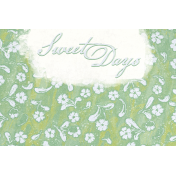 Afternoon Daffodil Journal Card sweet days 4x6