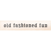 Old Fashioned Summer word art fun