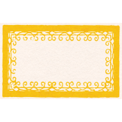 Old Fashioned Summer Mini label yellow
