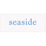 Provincial Seascape word art seaside