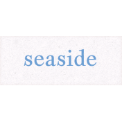 Provincial Seascape word art seaside