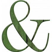 Provincial Seascape wooden ampersand