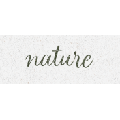 Wildwood Thicket Nature Word Art