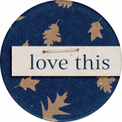 Wildwood Thicket Extras round sticker love this