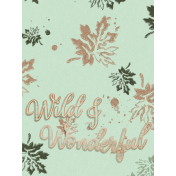 Wildwood Thicket Wild 3x4 Journal Card