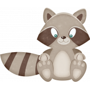 Celebrate Autumn mini racoon