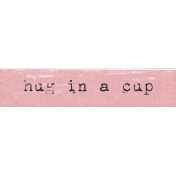 Soup's On Element word art hug in a cup