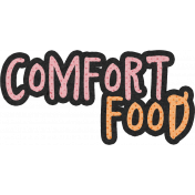 Soup's On Comfort Food Word Art