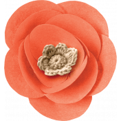 Feathers And Fur Element flower coral