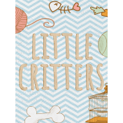 Feathers & Fur Little Critters 3x4 Journal Card