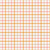 Feathers & Fur Pink Gingham Paper