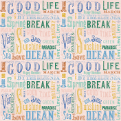Coastal Spring Mini paper wordy