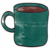 Fancy A Cup Hot Cocoa Mug Sticker