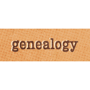 Good Old Days Genealogy Word Art