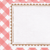 Simply Sweet Gingham 4x4 Journal Card