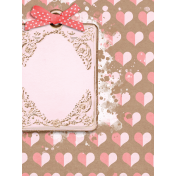 Simply Sweet Hearts 3x4 Journal Card