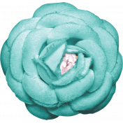 Simply Sweet Element flower teal rose