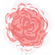 Simply Sweet Pink & White Rose Sticker