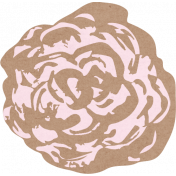 Simply Sweet Element sticker rose pink beige