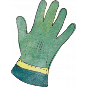 Spring Garden Green Glove Sticker