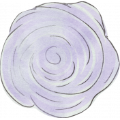 Spring Garden Lavender Rose Sticker