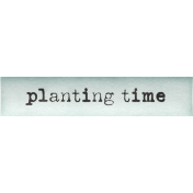 Spring Garden Planting Time Word Art Snippets