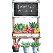 Farmer's Market Stall Sticker