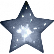 Land of Nod Blue Sparkly Star Sticker