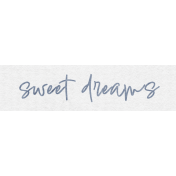 Land of Nod Sweet Dreams word art snippet