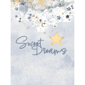 Land Of Nod Journal Card sweet dreams 3x4