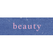 By the Stream beauty word art snippet