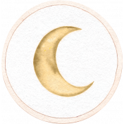 Land of Nod Yellow Moon Label