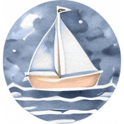 Land of Nod Sailboat Label