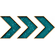 Summer Shimmer Turquoise Arrow
