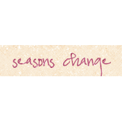 Summer Shimmer Seasons Change Word Art