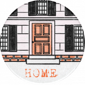 Finding Home Home Round Sticker