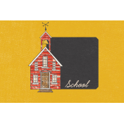Schoolhouse School 4x6 Journal Card