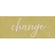 Autumn Dew Change Word Art