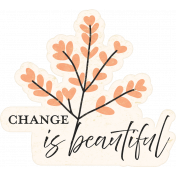 Autumn Dew Elements No.2 sticker change